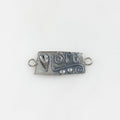 26mmx10mm Sterling Silver LOVE Connector Charm Love Charm Friendship
