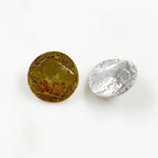 17mm Pewter Nickel Buffalo Coin Button Coin Button Antique Gold