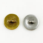17mm Pewter Nickel Buffalo Coin Button Coin Button Antique Gold