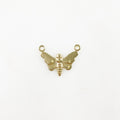 14K Gold Filled Butterfly Connector Charm Lightweight Classic Gold