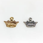 Sterling Silver or Vermeil Thin or Flat Delicate Dainty Small Crown Princess