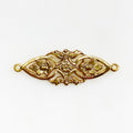34mmx11mm Vermeil Connector Detailed Charm Gold Ornate Connector Charm