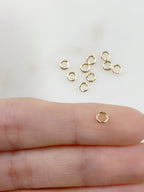 14K Gold Filled 4mm 10 Piece Jumplock Jump Ring (10pc)