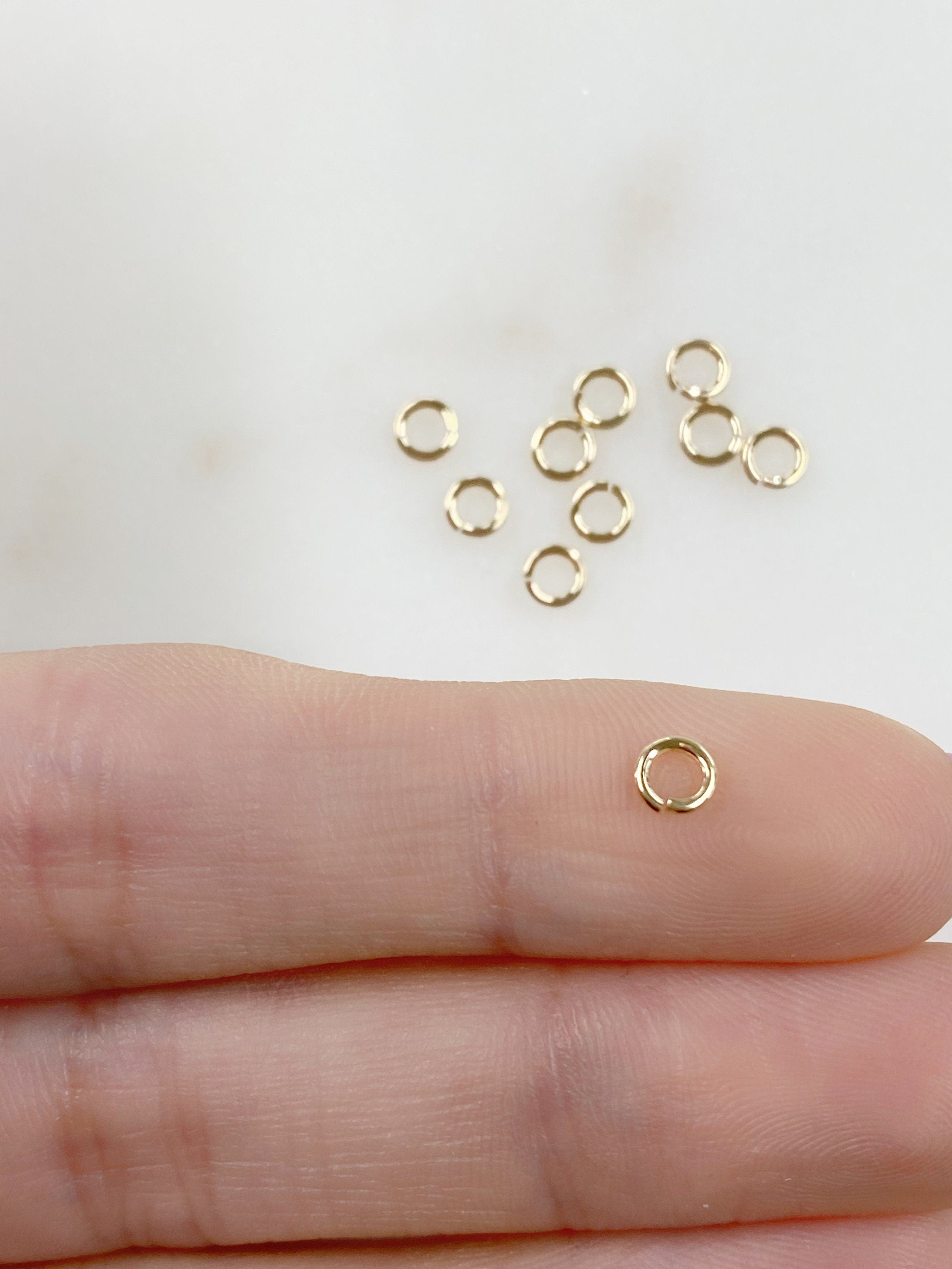 14K Gold Filled 4mm 10 Piece Jumplock Jump Ring (10pc)