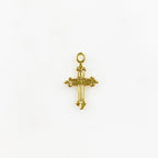 Sterling Silver or Vermeil or Dainty Small Tiny Mini Fleur De Lis Pointed