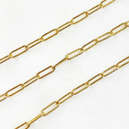 3.5mmx8mm 14K Gold Filled Textured Elongated Flat Drawn – Sold by the Foot