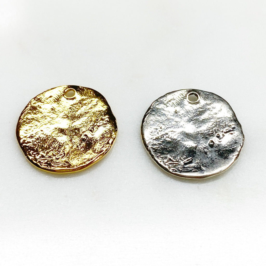 Sterling Silver or Vermeil or Organic Oak Tree Wisdom Charm Modern Nature