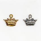 Sterling Silver or Vermeil Thin or Flat Delicate Dainty Small Crown Princess