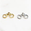 Sterling Silver or Vermeil Small or Handcuff Charm Police Sheriff Law