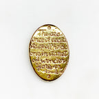 31mmx22mm Vermeil Large Whimsical Mermaid Pendant Connector Charm