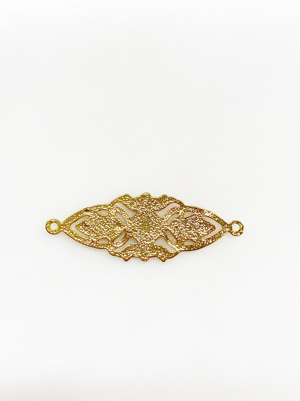 34mmx11mm Vermeil Connector Detailed Charm Gold Ornate Connector Charm