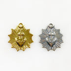 Sterling Silver or Vermeil or Catholic Sacred Heart of Jesus Rosary Prayer