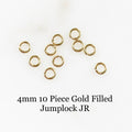 14K Gold Filled 4mm 10 Piece Jumplock Jump Ring (10pc)