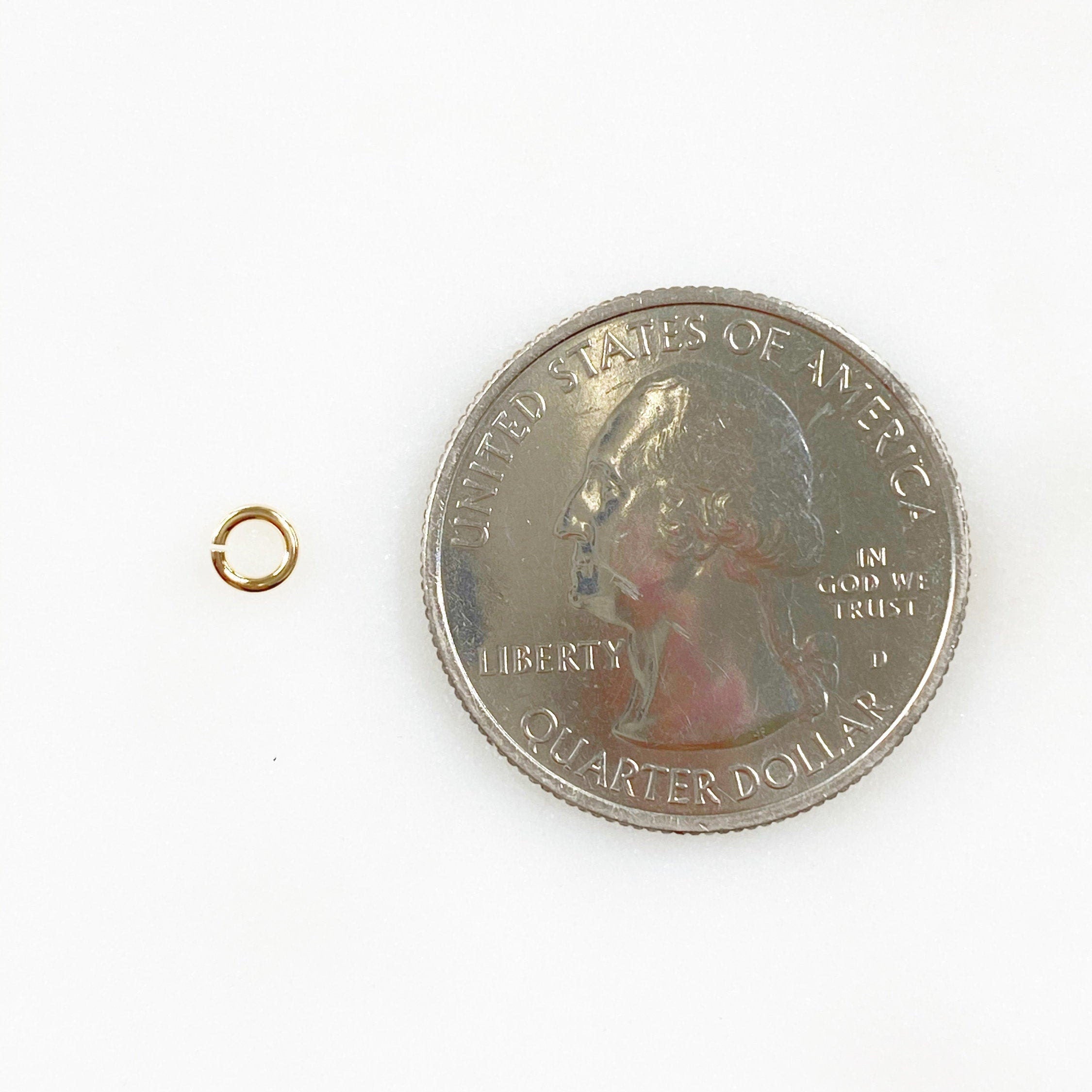 14K Gold Filled 4mm 10 Piece Jumplock Jump Ring (10pc)