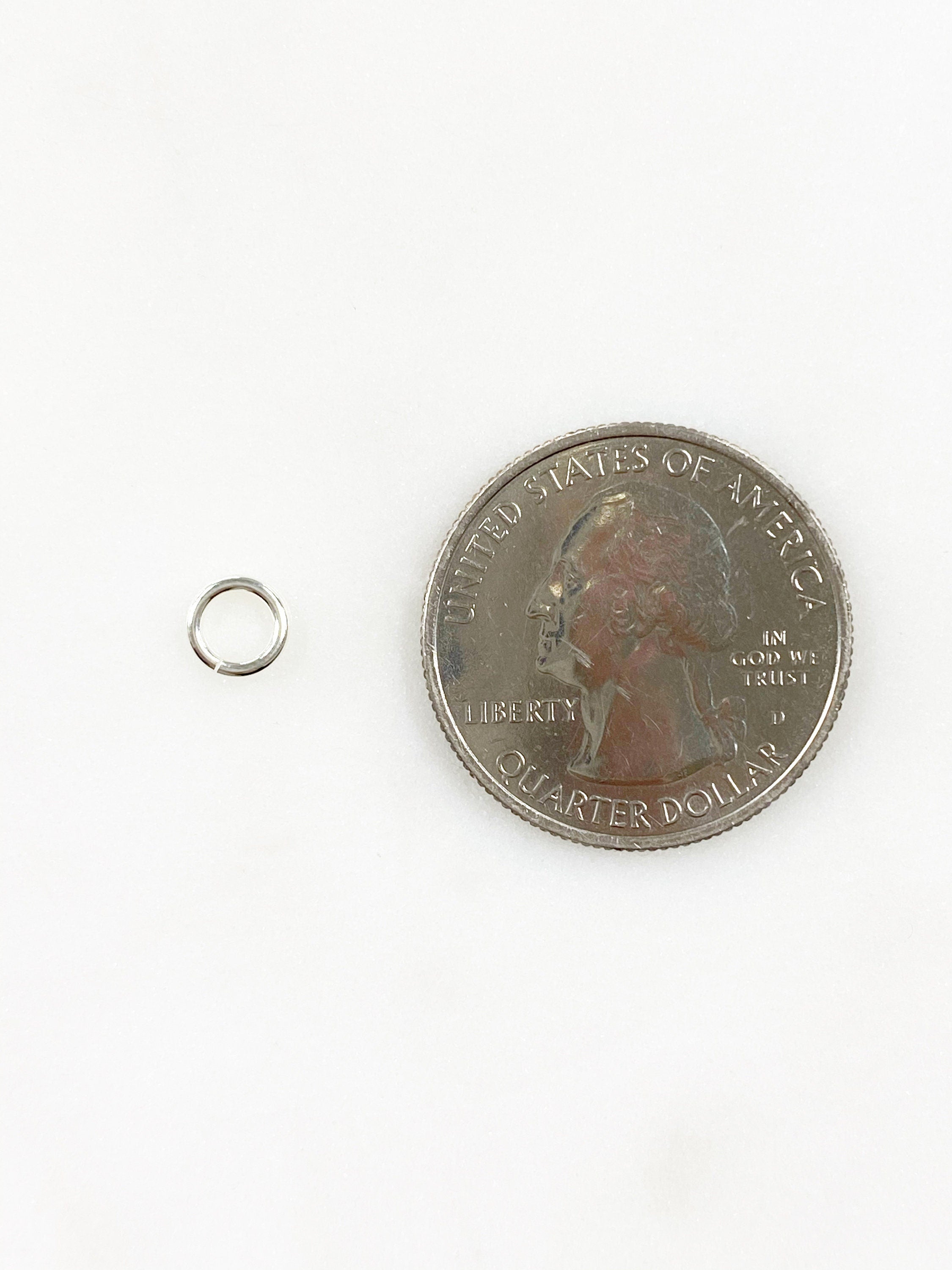 Sterling Silver 6mm 10 Piece Jumplock Jump Ring (10pc)