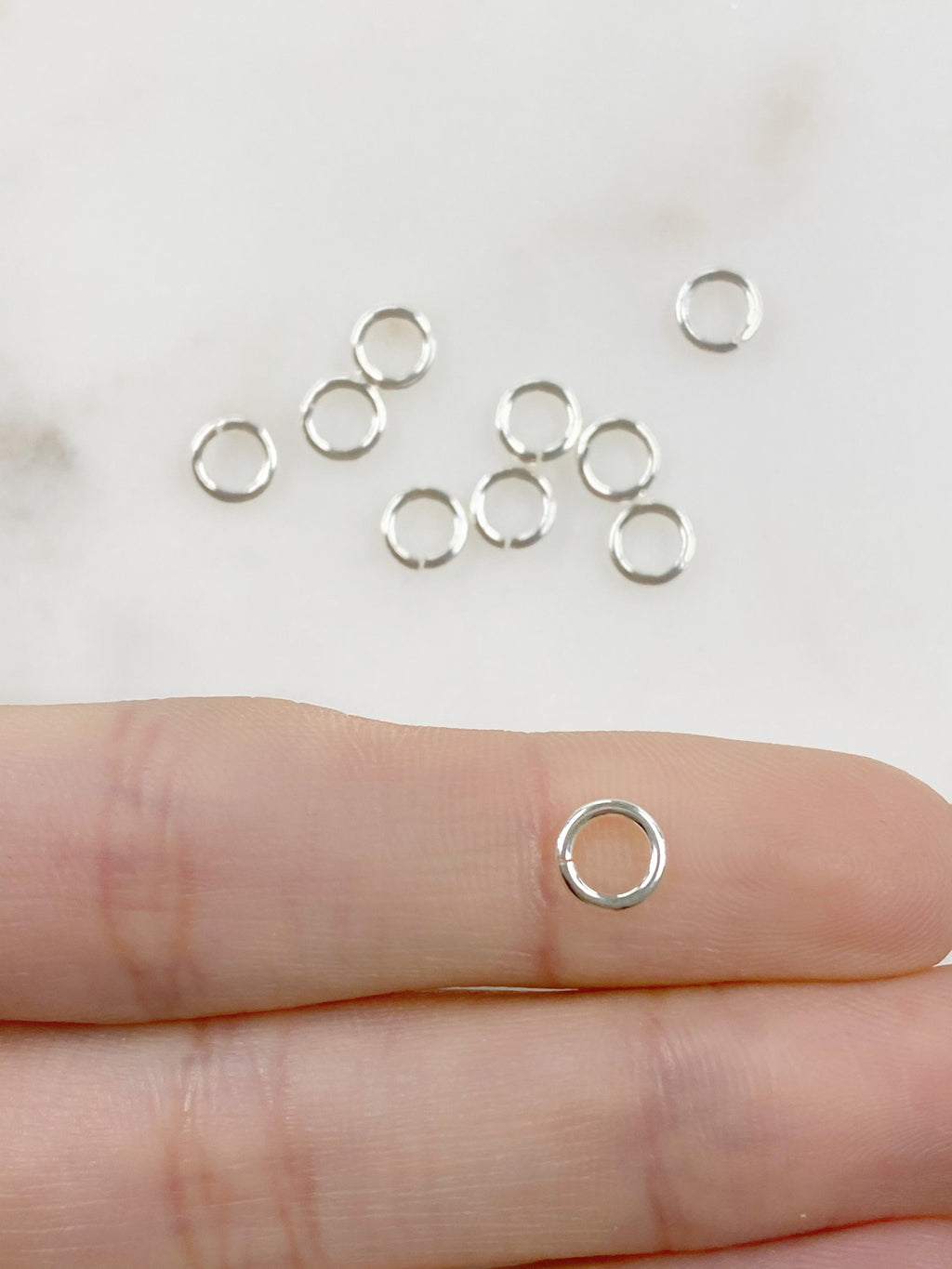 Sterling Silver 6mm 10 Piece Jumplock Jump Ring (10pc)