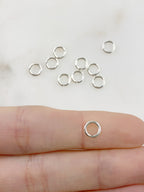 Sterling Silver 6mm 10 Piece Jumplock Jump Ring (10pc)