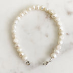 Freshwater Pearl Anklet Beaded Handmade Pearl Charm