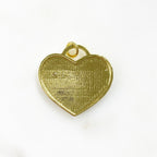 Gold Plated Rainbow Heart Charm Enamel CZ Colorful Heart