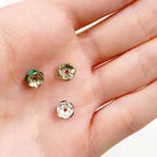 Base Metal Swarovski Crystal Rondelles 6mm Spacer Beads Authentic (10pc)
