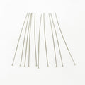 Sterling Silver 1.5 Inch Thin Head Pin 26 Gauge Pin (10pc)