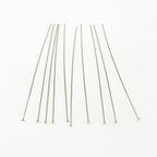 Sterling Silver 1.5 Inch Thin Head Pin 26 Gauge Pin (10pc)