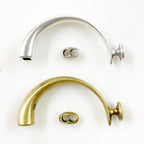 Brass Bracelet Closure Clasp Set Half Bracelet Cuff Clasp (2pc)