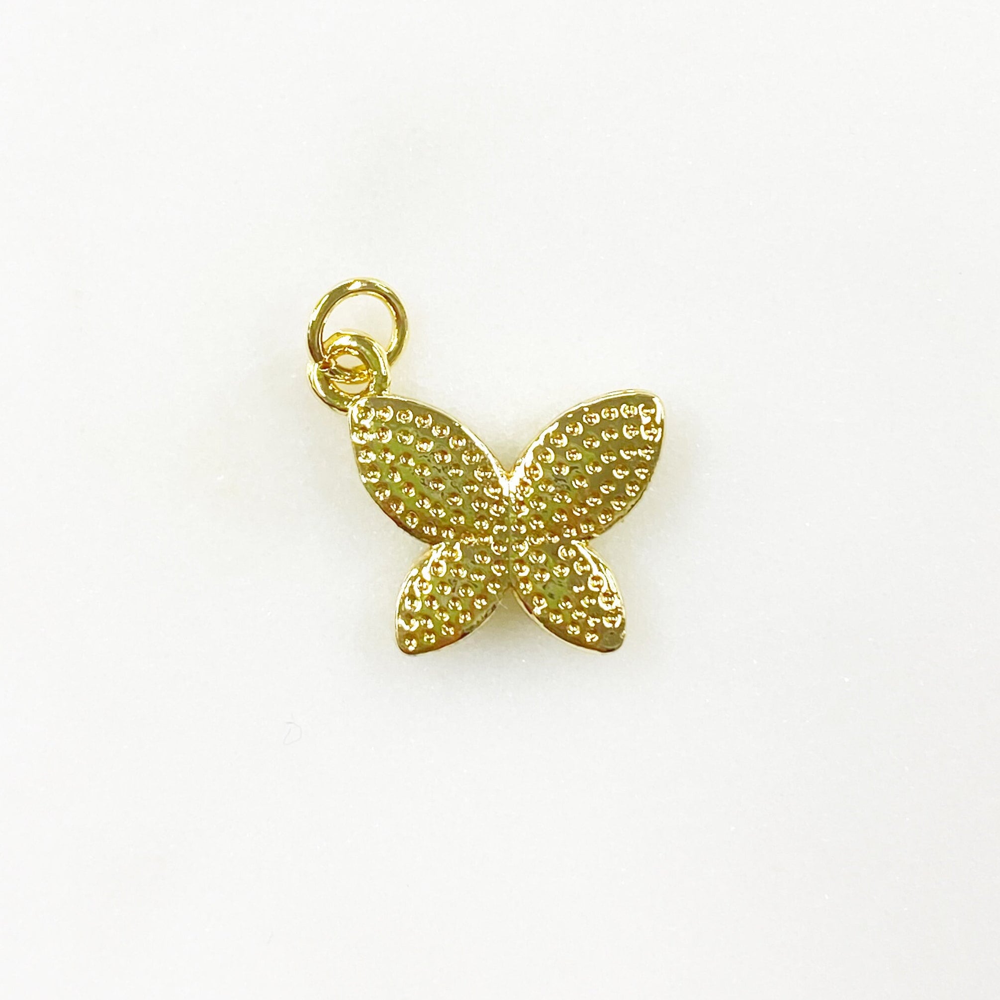 Gold Plated Classic Butterfly Charm Enamel Butterfly Spring Fun