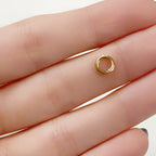 14K Gold Filled Extra Heavy Weight 6mm 16 Gauge Open Jump Ring Charm (10pc)