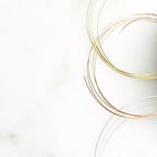 Sterling Silver or 14K Gold Filled 3ft 14K GF 20 22 24 26 or 28 Gauge 1 2