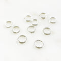 Sterling Silver 8mm Split Rings Double Ring and Tools (10pc)