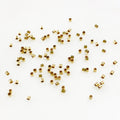 1mm 14K Gold Filled Crimp Beads Teeny Tiny Bead Findings (100pc)