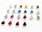 Base Metal Swarovski Crystal Tear Drop Rhinestone Crystal Beads (5pc)