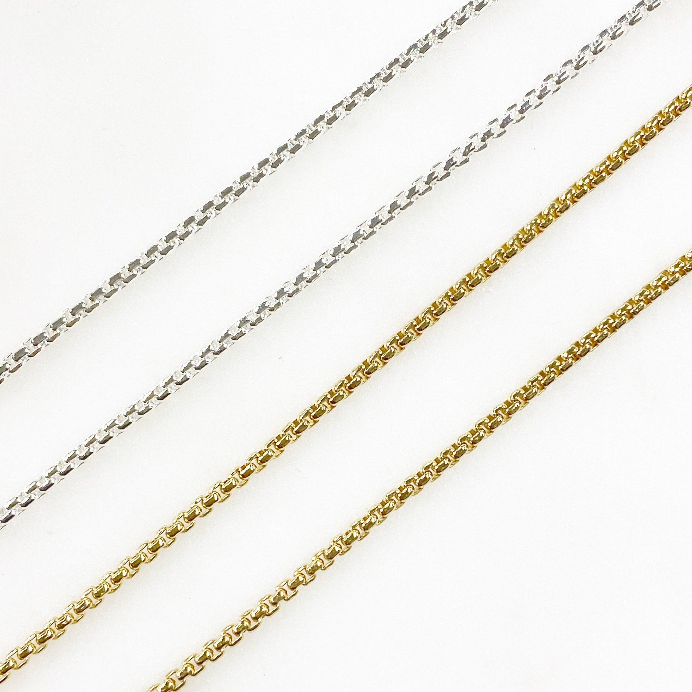 Brass Thinner Venetian Box Chain Chains – Sold by the Foot