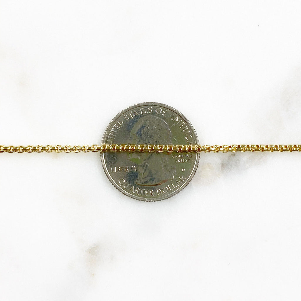 Brass Thinner Venetian Box Chain Chains – Sold by the Foot