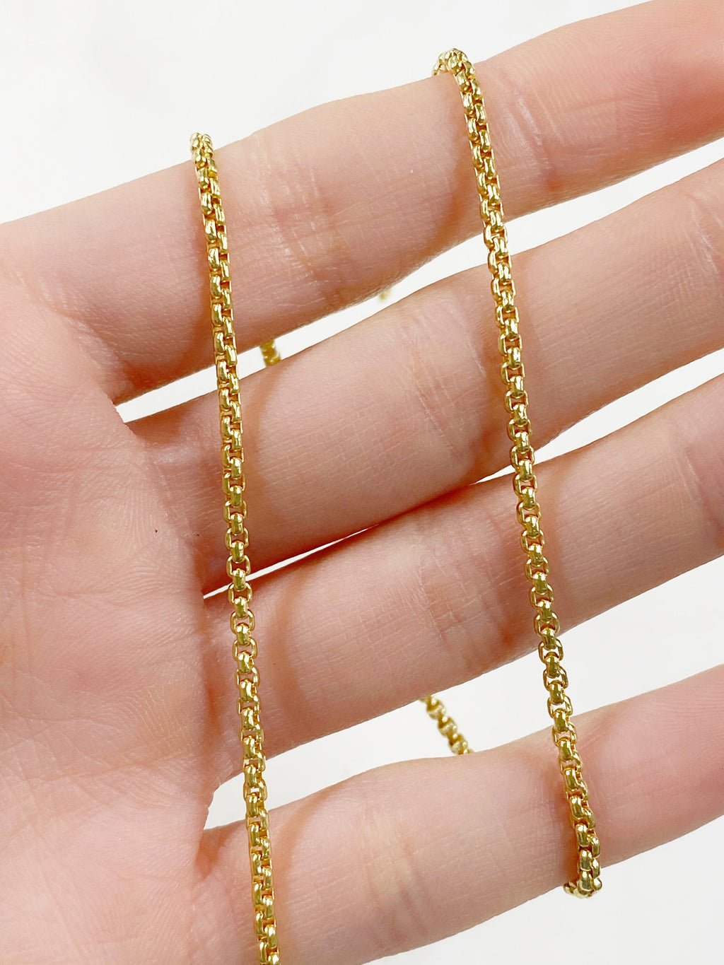 Brass Thinner Venetian Box Chain Chains – Sold by the Foot