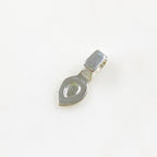 16mmx6mm Sterling Silver Simple Beaver Tail Bail Necklace Pendant Findings