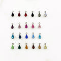 Base Metal Swarovski Crystal 8mm Tear Drop Rhinestone Crystal (10pc)