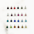 Base Metal Swarovski Crystal Round Rhinestone Crystal 5mm Charm (15pc)