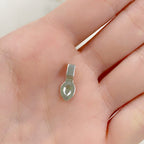 16mmx6mm Sterling Silver Simple Beaver Tail Bail Necklace Pendant Findings