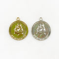 Sterling Silver or 14K Gold Filled Saint Anthony Charm Choose Your Material