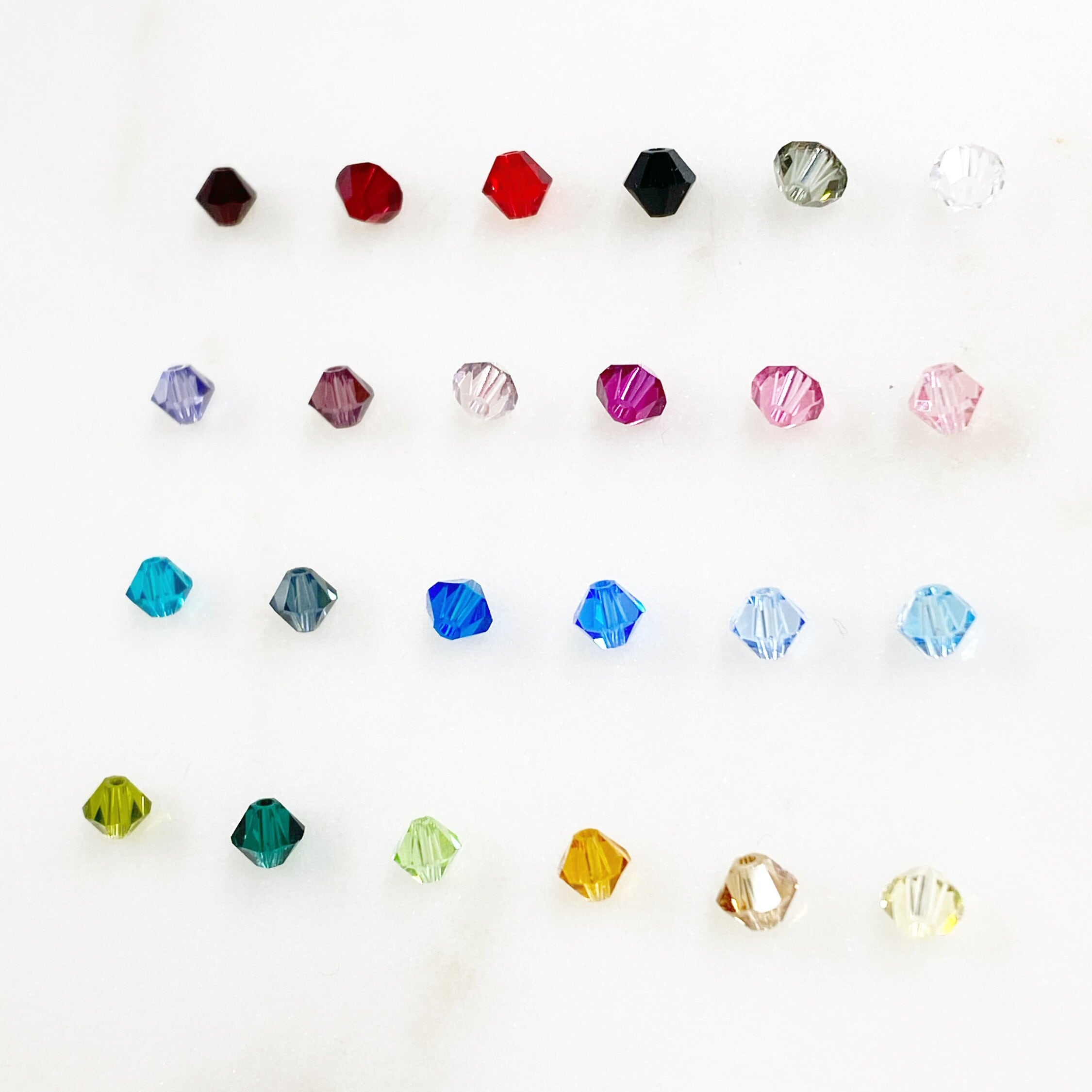4mm Authentic Austrian Crystal Bicone Beads 144 Piece (144pc)