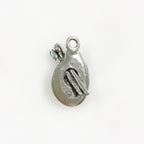 22mmx11mm Pewter Artist Palette Charm Art Paint Colorful Charm