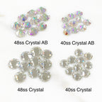 40SS=8.71mm-8.67mm or 48SS=10.91-11.3mm Swarovski (10pc)