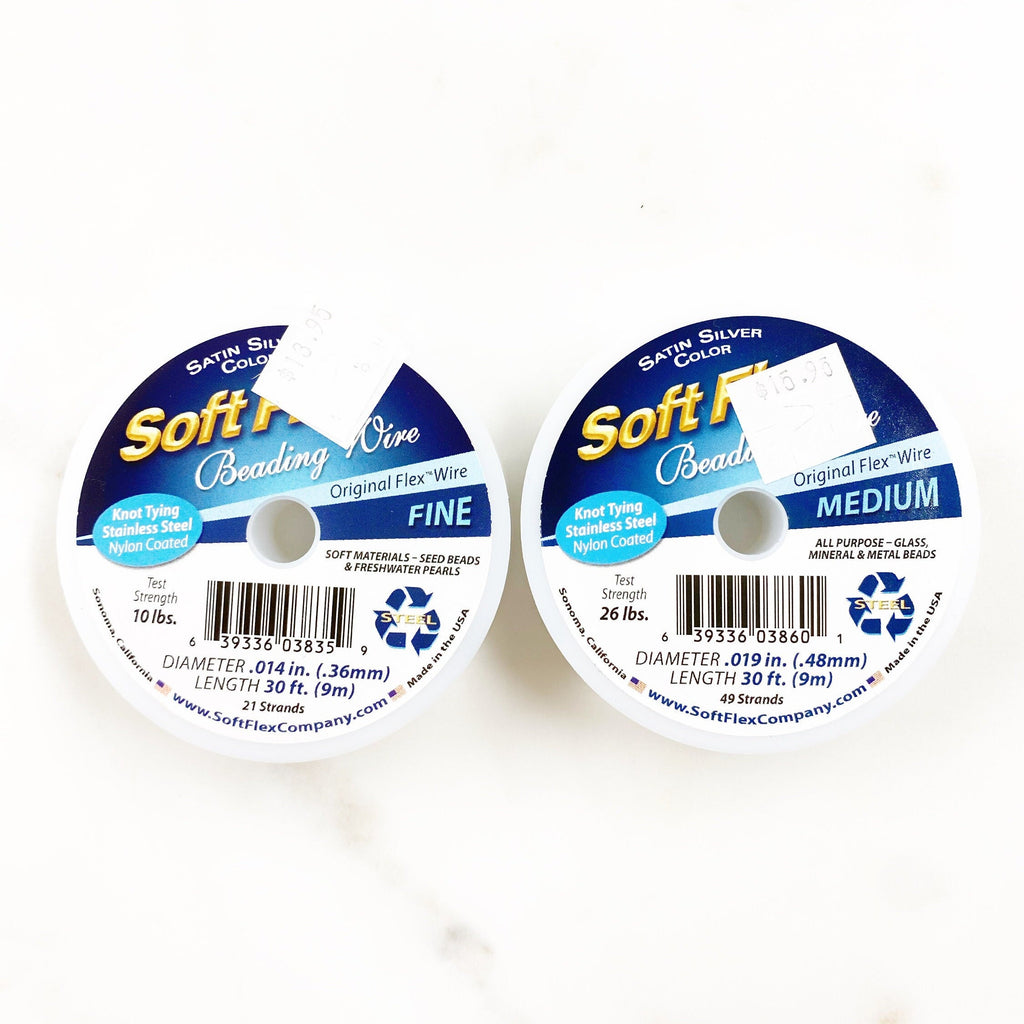Stainless Steel Soft Flex Silver Original Flex Wire Fine or Medium