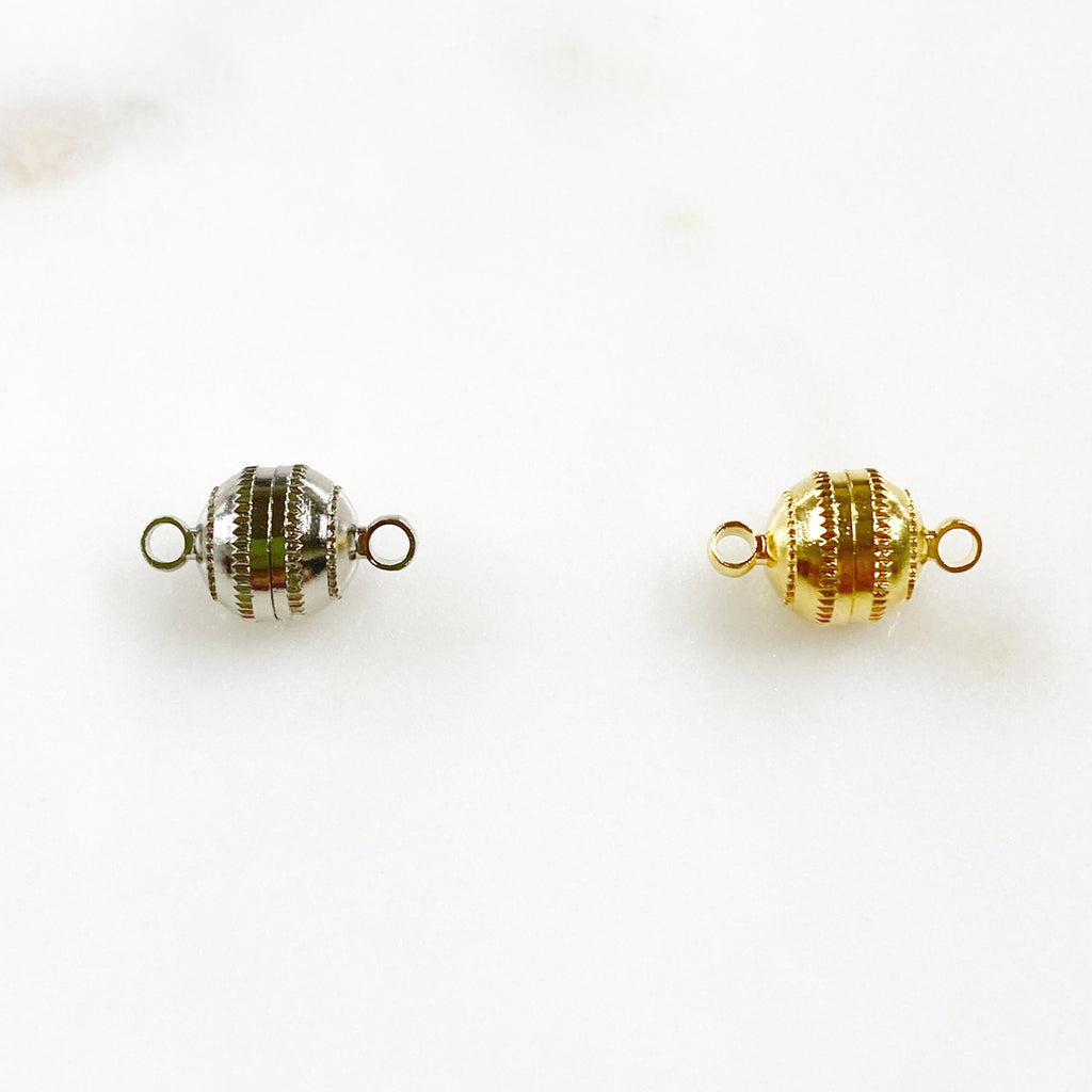 7mmx12mm Magnetic Clasp Metal Gold or Silver Clasp Findings