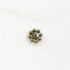Base Metal Swarovski Crystal Flower 10mm Rhinestone Glue (10pc)