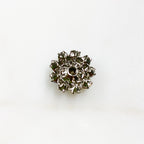 Base Metal Swarovski Crystal Flower 12mm Rhinestone Glue (10pc)