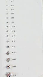 40SS=8.71mm-8.67mm or 48SS=10.91-11.3mm Swarovski (10pc)