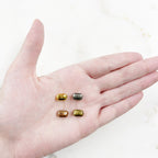 Pewter Metal Artisan Organic Hammered Textured Spacer Bead (5pc)